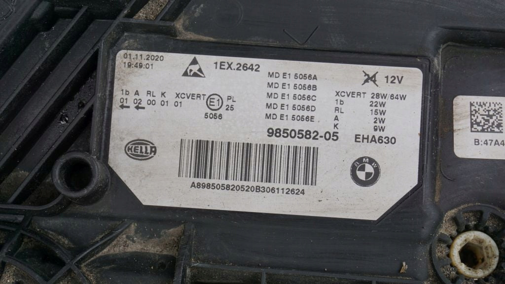 Frontscheinwerfer BMW 5 G31 G30 9850582 Full LED Rechts Scheinwerfer Headlight SCH6448181163fg