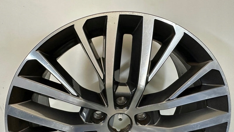 1x Alufelge 18 Zoll 7.5" 5x112 46ET Glanz Graphit 5FA601025 Mg Leon Rim Wheel