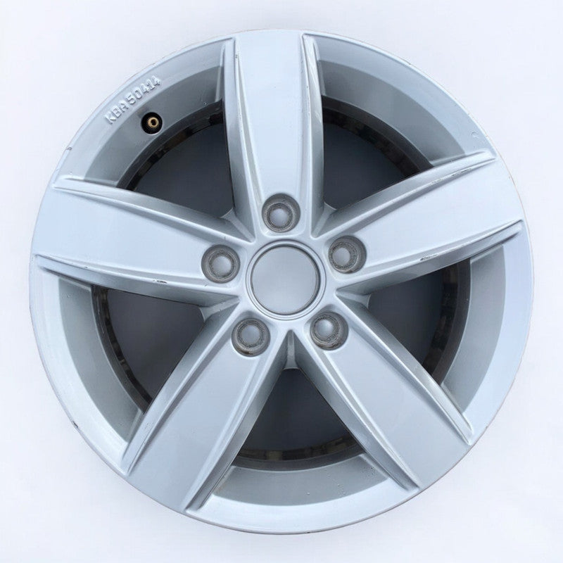 1x Alufelge 15 Zoll 6.0" 5x112 5K0071495A Vw Rim Wheel