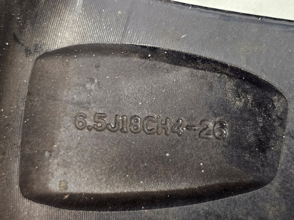 1x Alufelge 18 Zoll 6.5" 5x108 26ET Glanz Schwarz 9833485080 Citroën X Rim Wheel FEL1382253213ke