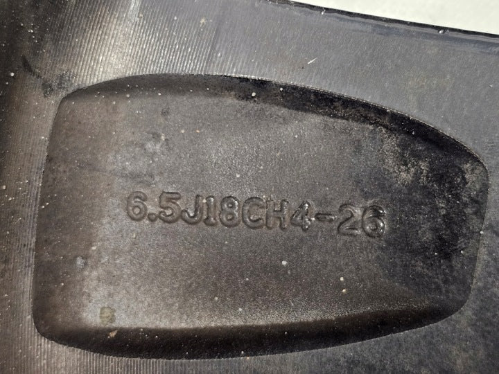 1x Alufelge 18 Zoll 6.5" 5x108 26ET Glanz Schwarz 9833485080 Citroën X Rim Wheel FEL1382253213ke