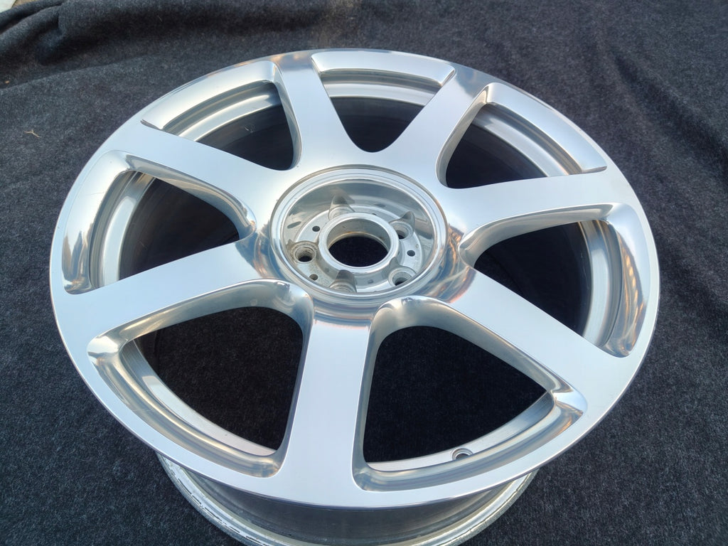 1x Alufelge 21 Zoll 9.5" 5x120 33ET Glanz Silber 6859832 Rim Wheel FEL6315312388aj