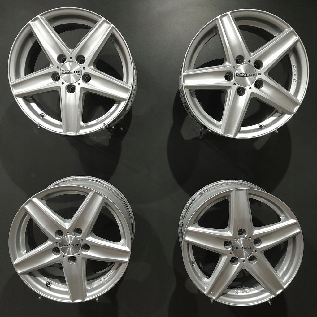 4x Alufelge 16 Zoll 6.5" 5x112 38ET 124R000602 Mercedes-Benz W176 W204 Rim Wheel FEL3862501270cm