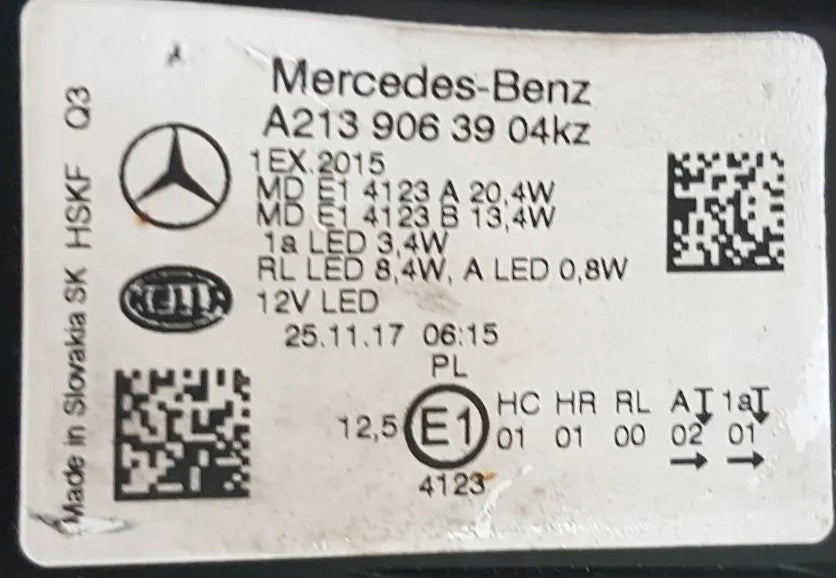 Frontscheinwerfer Mercedes-Benz W213 A2139063904 LED Links Headlight SCH8664490306kn
