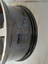 Laden Sie das Bild in den Galerie-Viewer, 1x Alufelge 16 Zoll 7.0&quot; 4x100 37ET Glanz Blau 40300869R Renault Rim Wheel