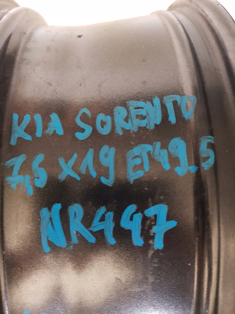 1x Alufelge 19 Zoll 7.5" 5x114.3 49,5ET P2400ADE09 Hyundai Santa Fe Rim Wheel FEL6800809048ro