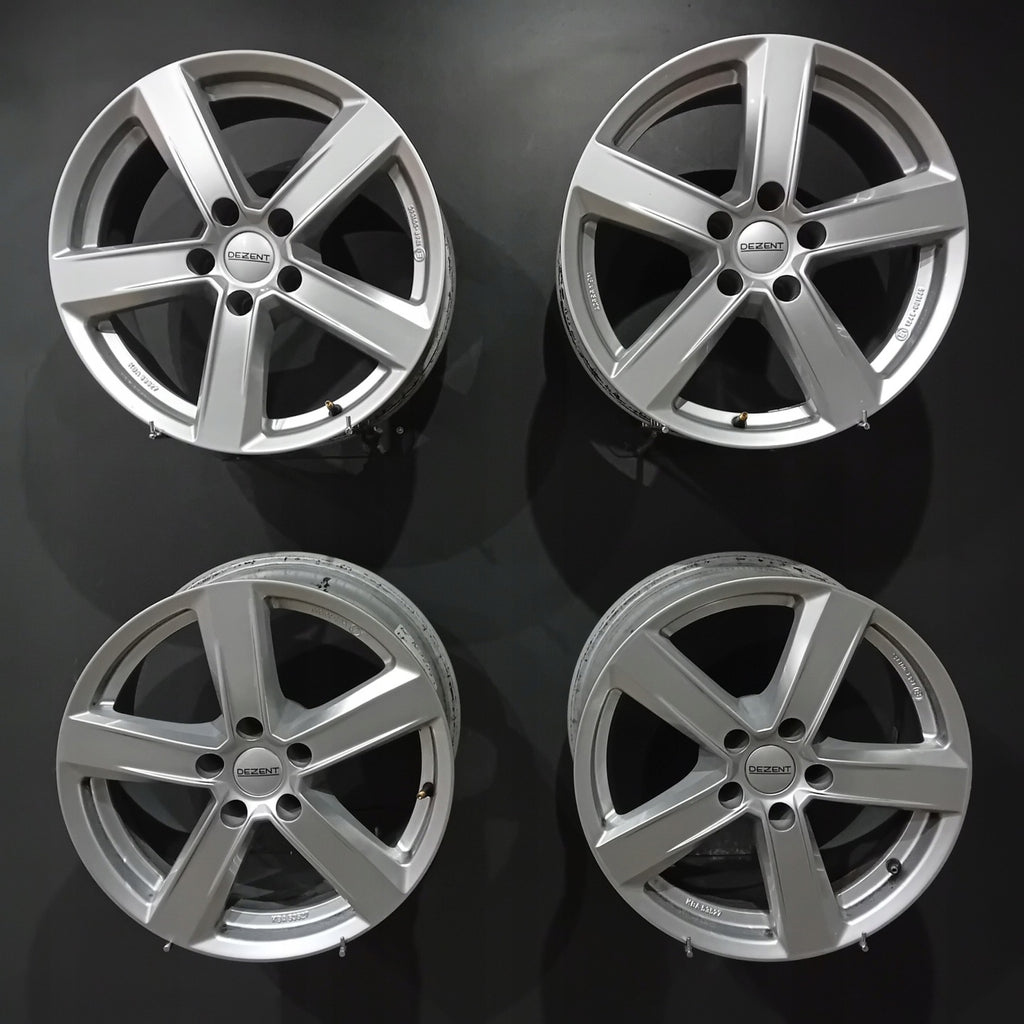 4x Alufelge 17 Zoll 7.5" 5x112 29ET Glanz Silber Audi A4 B8 Rim Wheel FEL2550325914dk