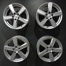 Laden Sie das Bild in den Galerie-Viewer, 4x Alufelge 17 Zoll 7.5" 5x112 29ET Glanz Silber Audi A4 B8 Rim Wheel FEL2550325914dk