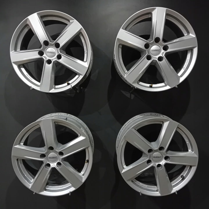 4x Alufelge 17 Zoll 7.5" 5x112 29ET Glanz Silber Audi A4 B8 Rim Wheel FEL2550325914dk