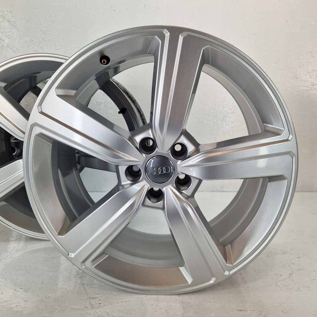 4x Alufelge 20 Zoll 9.0" 5x112 38ET Glanz Silber 4KE601025S Audi Rim Wheel FEL7041391493oi