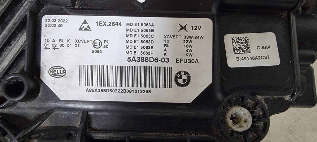 Frontscheinwerfer BMW 5 5A388D6D03 Laser Rechts Scheinwerfer Headlight SCH5068320666qy
