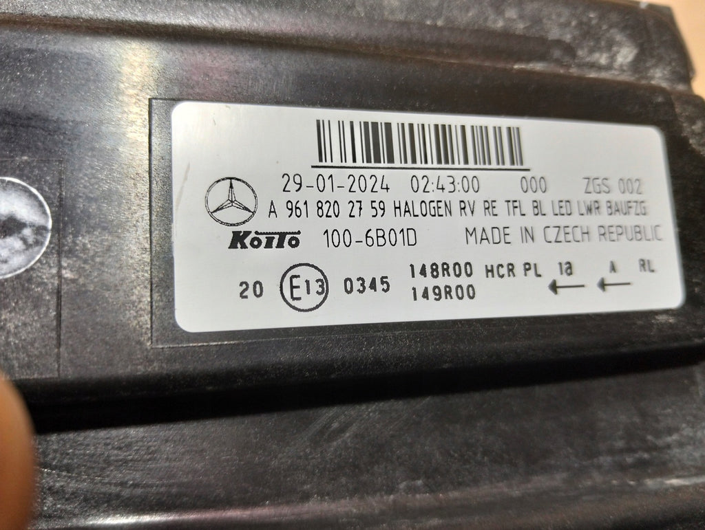 Frontscheinwerfer Mercedes-Benz A9618202759 LED Rechts Scheinwerfer Headlight SCH1704505289on