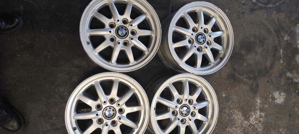 4x Alufelge 15 Zoll 7.0" 5x120 47ET Glanz Silber 1182608-2 Bmw Rim Wheel FEL1295795891go