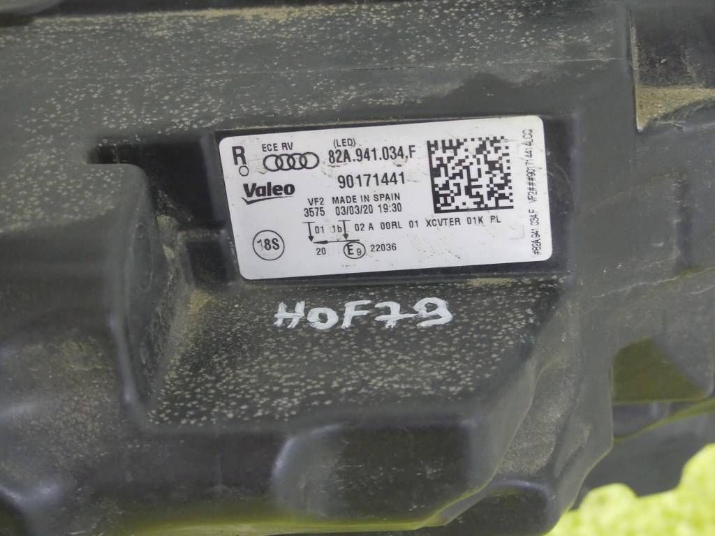 Frontscheinwerfer Audi Super 82A941034F LED Rechts Scheinwerfer Headlight