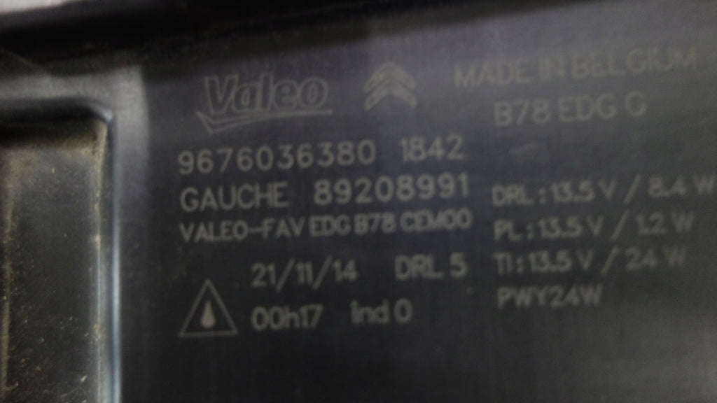 Frontscheinwerfer Citroën C4 Grand Picasso II 9676036380 LED Links Headlight