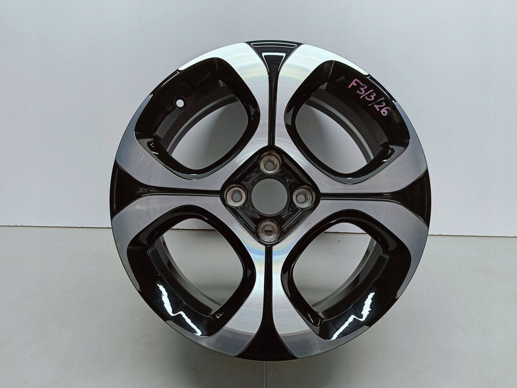 1x Alufelge 17 Zoll 6.5" 4x108 20ET Glanz Schwarz 13469372 Citroën C3 Aircross FEL1740326071mv