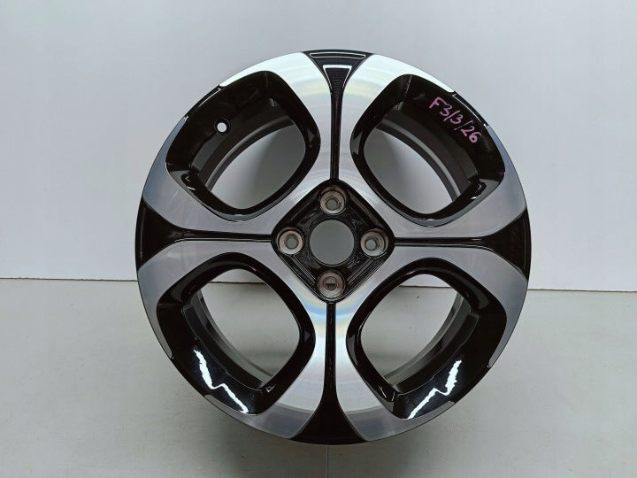 1x Alufelge 17 Zoll 6.5" 4x108 20ET Glanz Schwarz 13469372 Citroën C3 Aircross FEL1740326071mv
