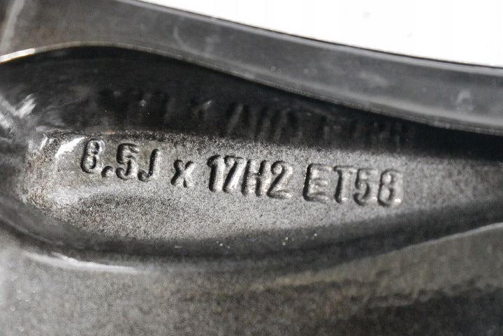 1x Alufelge 17 Zoll 8.5" 5x112 58ET Glanz Silber A2044016102 Mercedes-Benz W204 FEL9031369870wi
