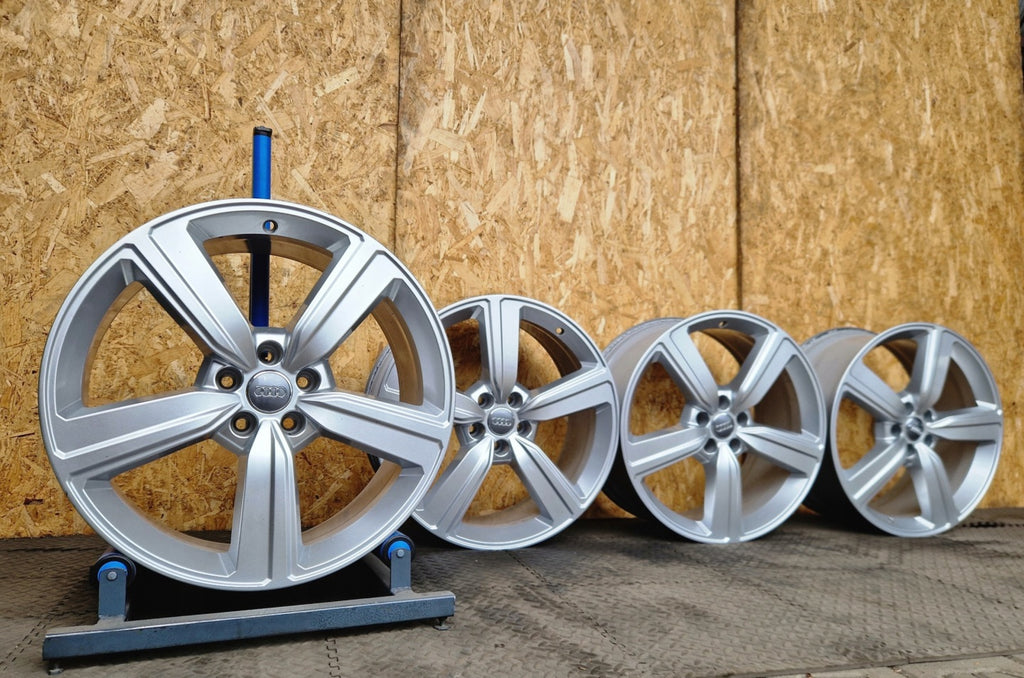 4x Alufelge 20 Zoll 9.0" 5x112 38ET Glanz Silber 4KE601025S Audi Rim Wheel FEL4886801592uh