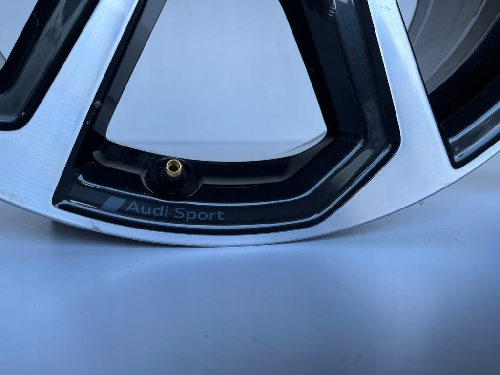 1x Alufelge 18 Zoll 7.5" 5x100 46ET Glanz Schwarz 82A601025 Audi Mg Rim Wheel FEL8047938486gg