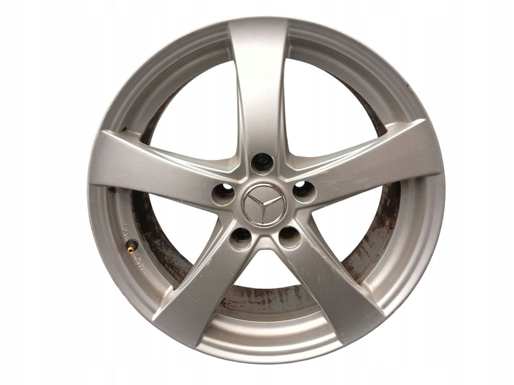 1x Alufelge 17 Zoll 7.5" 5x112 Glanz Silber KBA47688 Mercedes-Benz W204 FEL1601753046yg