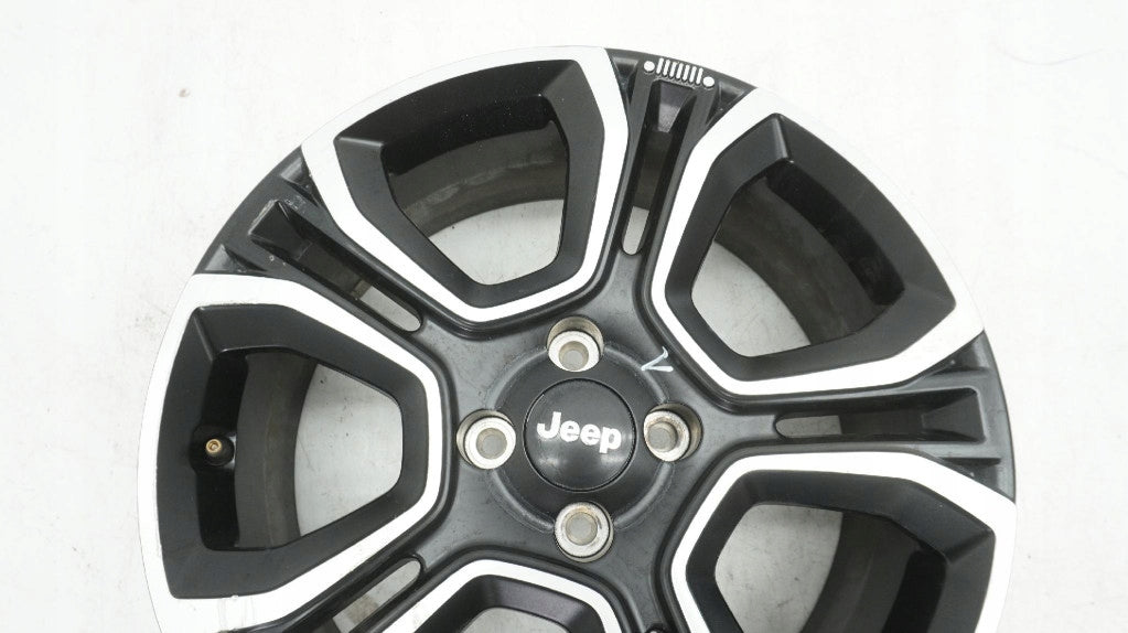 1x Alufelge 18 Zoll 7.0" 4x108 35ET Matt Schwarz 52197384 Jeep Rim Wheel FEL1735924276yr