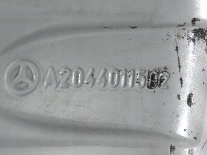 4x Alufelge 19 Zoll 8.5" 5x112 52ET Glanz Silber A2044012102 Mercedes-Benz FEL6324112891re