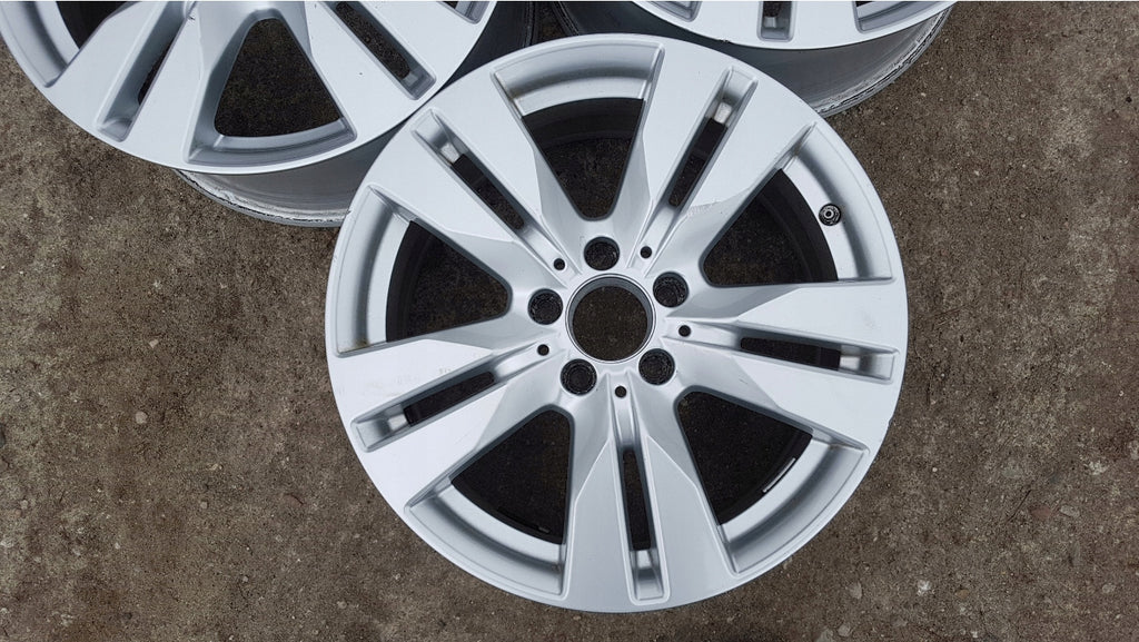 1x Alufelge 17 Zoll 7.5" 5x112 45ET Silber Mercedes-Benz Rim Wheel