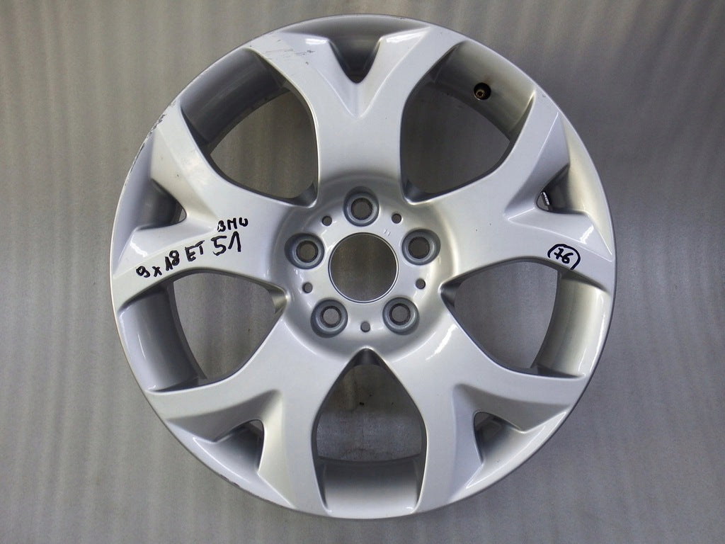 1x Alufelge 18 Zoll 9.0" 5x120 51ET Glanz Silber 3401203 BMW X3 E83 Rim Wheel FEL4616841896nl