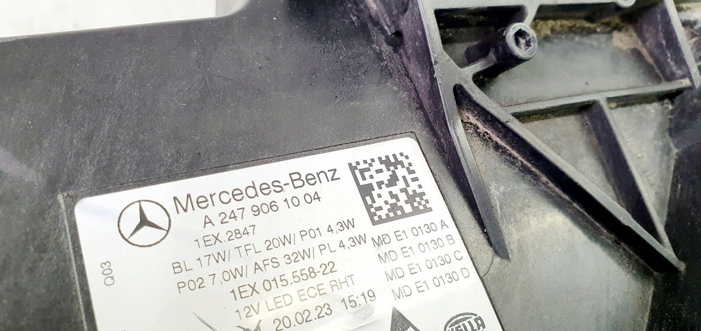 Frontscheinwerfer Mercedes-Benz W247 A2479061004 LED Rechts Headlight SCH6488000875uv