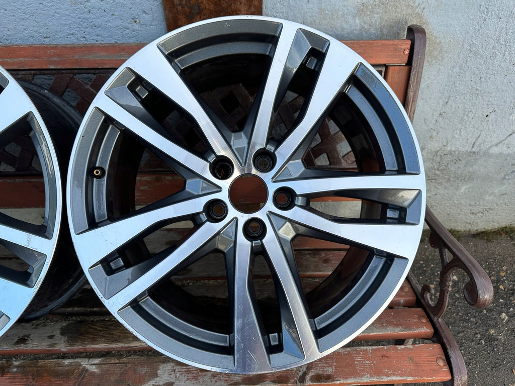 1x Alufelge 19 Zoll 8.5" 5x112 40ET Glanz Graphit 4K0601025M Audi A6 C7 Mg