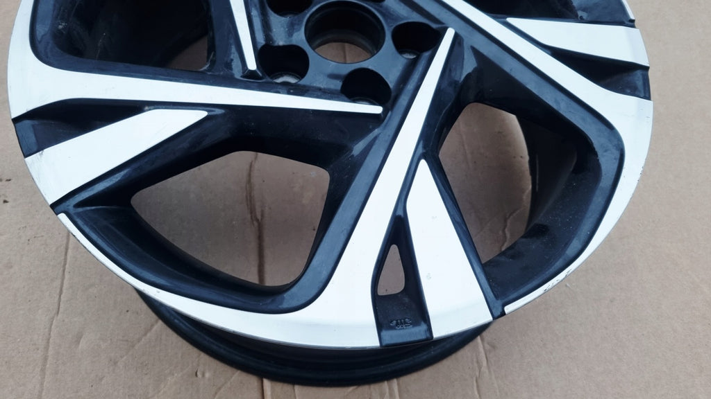 1x Alufelge 18 Zoll 7.0" 5x114.3 52ET Glanz CMS1305-10 Toyota C-Hr Chr Rim Wheel FEL4584147437wm