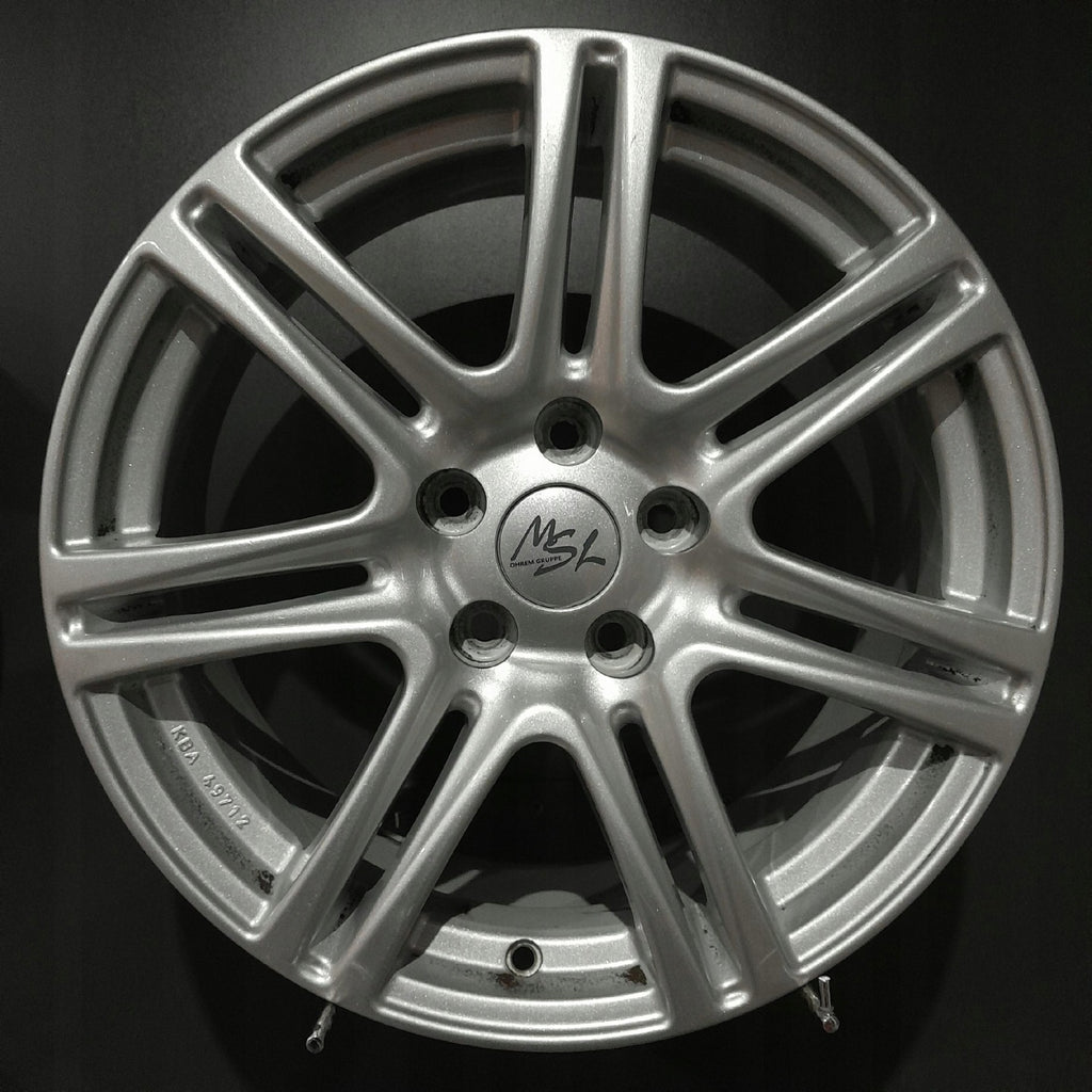 4x Alufelge 17 Zoll 7.5" 5x112 45ET Glanz Silber Mercedes-Benz Coupe Rim Wheel FEL6192973434xn