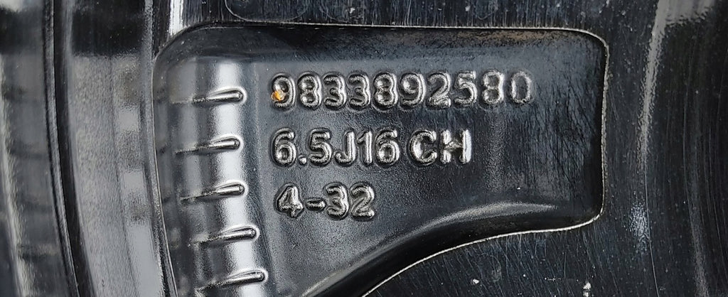 1x Alufelge 16 Zoll 6.5" 4x108 32ET 9833892580 Opel Corsa F Rim Wheel