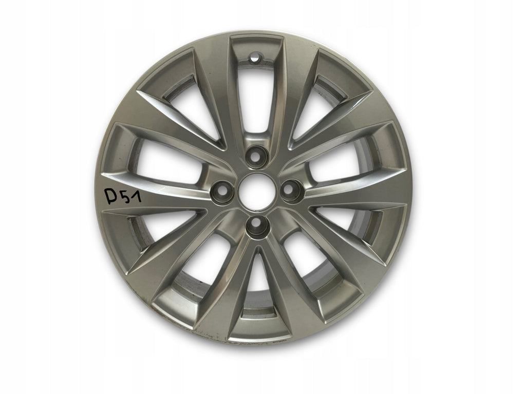 1x Alufelge 16 Zoll 6.5" 4x100 37ET 403009968R Renault Clio I 1 V Rim Wheel FEL3401411473et