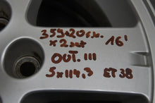 Load image into Gallery viewer, 1x Alufelge 16 Zoll 6.5" 5x114.3 38ET 4250B592 Mitsubishi Outlander Iii FEL1832774249uu