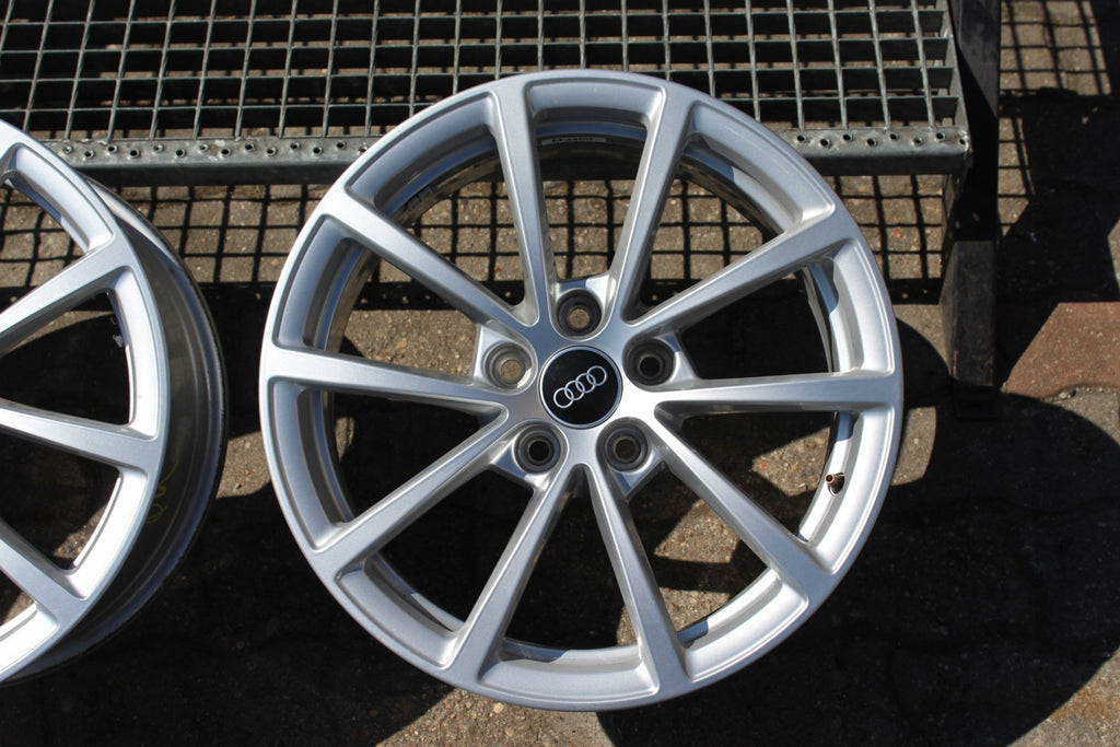4x Alufelge 17 Zoll 7.5" 5x112 36ET Glanz Silber 4K0601025 Audi A6 C8 Rim Wheel FEL2077900416dm