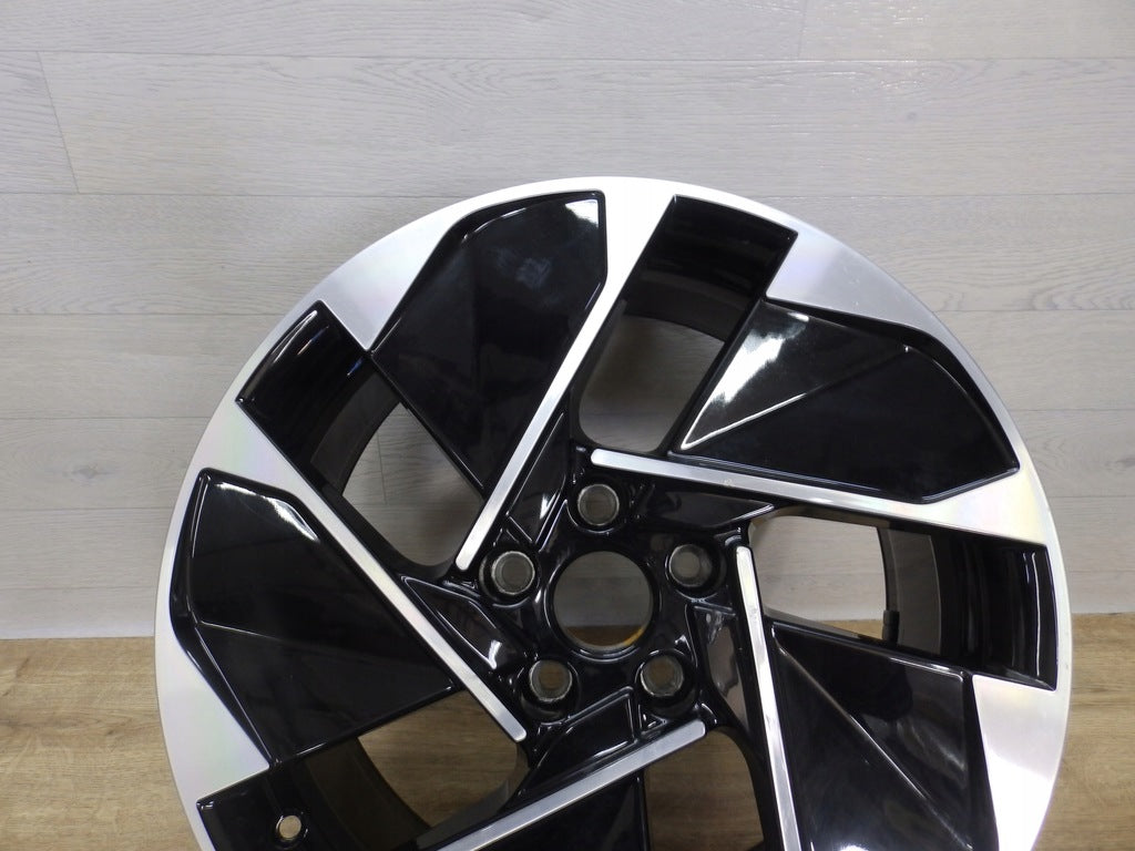 1x Alufelge 18 Zoll 7.5" 5x112 50ET Glanz Schwarz 10A601025G Vw Rim Wheel FEL3871102789xj