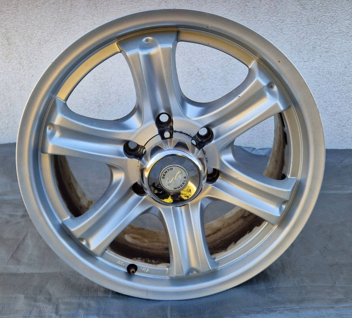 1x Alufelge 17 Zoll 7.0" 6x139.7 38ET Silber Mitsubishi L200 Rim Wheel FEL5701530228rv