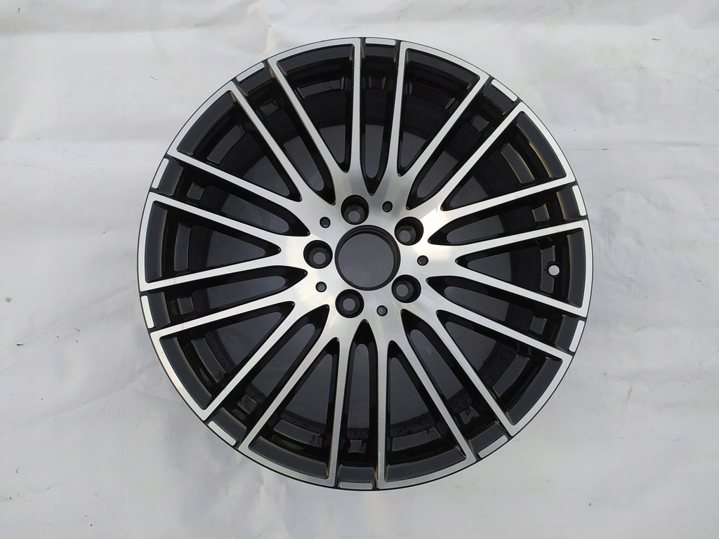1x Alufelge 18 Zoll 7.5" 5x112 40ET Glanz Schwarz A2064014900 Mercedes-Benz W206
