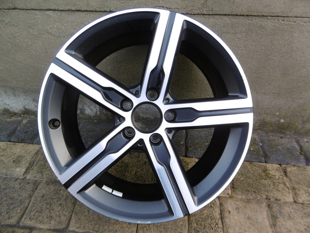 1x Alufelge 18 Zoll 7.5" 5x112 49ET Glanz Schwarz A1774013200 Mercedes-Benz W177