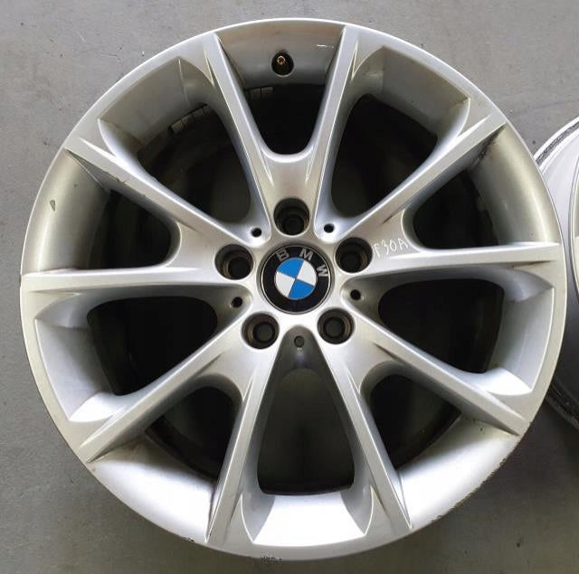 1x Alufelge 18 Zoll 8.5" 5x120 47ET Glanz Silber 6796251 BMW F30 F32 F31 FEL4221333434qk
