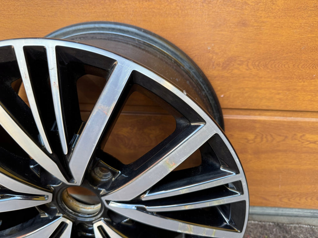1x Alufelge 16 Zoll 6.5" 5x112 46ET Glanz Schwarz 5G0601025CD VW Golf Vii FEL1867151955fz