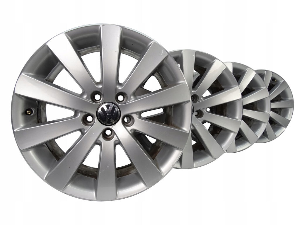 4x Alufelge 17 Zoll 7.5" 5x112 47ET Glanz Silber 3C0601025AJ VW Passat Rim Wheel FEL3934666664ea
