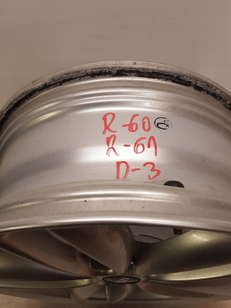 1x Alufelge 17 Zoll 7.0" 5x120 50ET Glanz Silber 9803723 Mini R60 R61 Rim Wheel