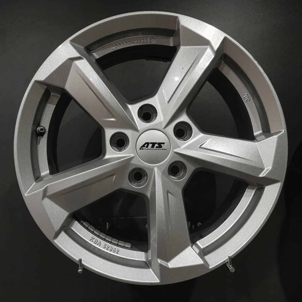 4x Alufelge 16 Zoll 6.5" 5x112 46ET Silber KBA52862 Skoda Octavia Iii Rim Wheel FEL8872347865sz