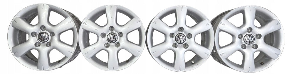 4x Alufelge 15 Zoll 6.5" 5x112 50ET 1K0601025S Audi A6 A4 Golf VIII I Rim Wheel FEL3325128970rt