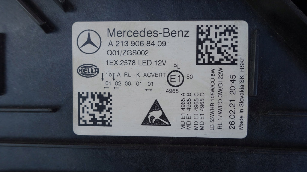 Frontscheinwerfer Mercedes-Benz W213 A2139068409 LED Rechts Headlight SCH8275934279cq