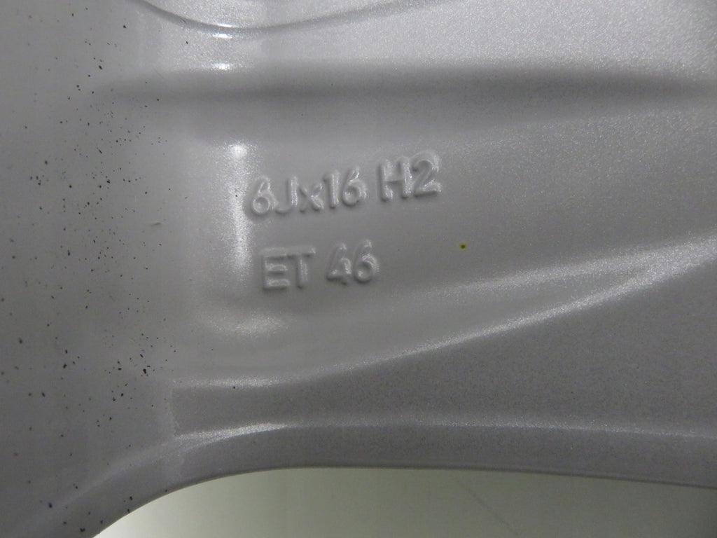 4x Alufelge 16 Zoll 6.0" 5x112 46ET Glanz Silber KBA47330 Mercedes-Benz FEL5260434613nk