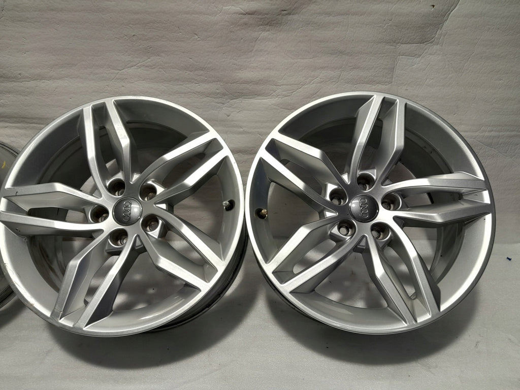 4x Alufelge 18 Zoll 8.5" 5x112 29ET Silber 8W0601025BH Audi A4 B9 Rim Wheel FEL7813945644ow